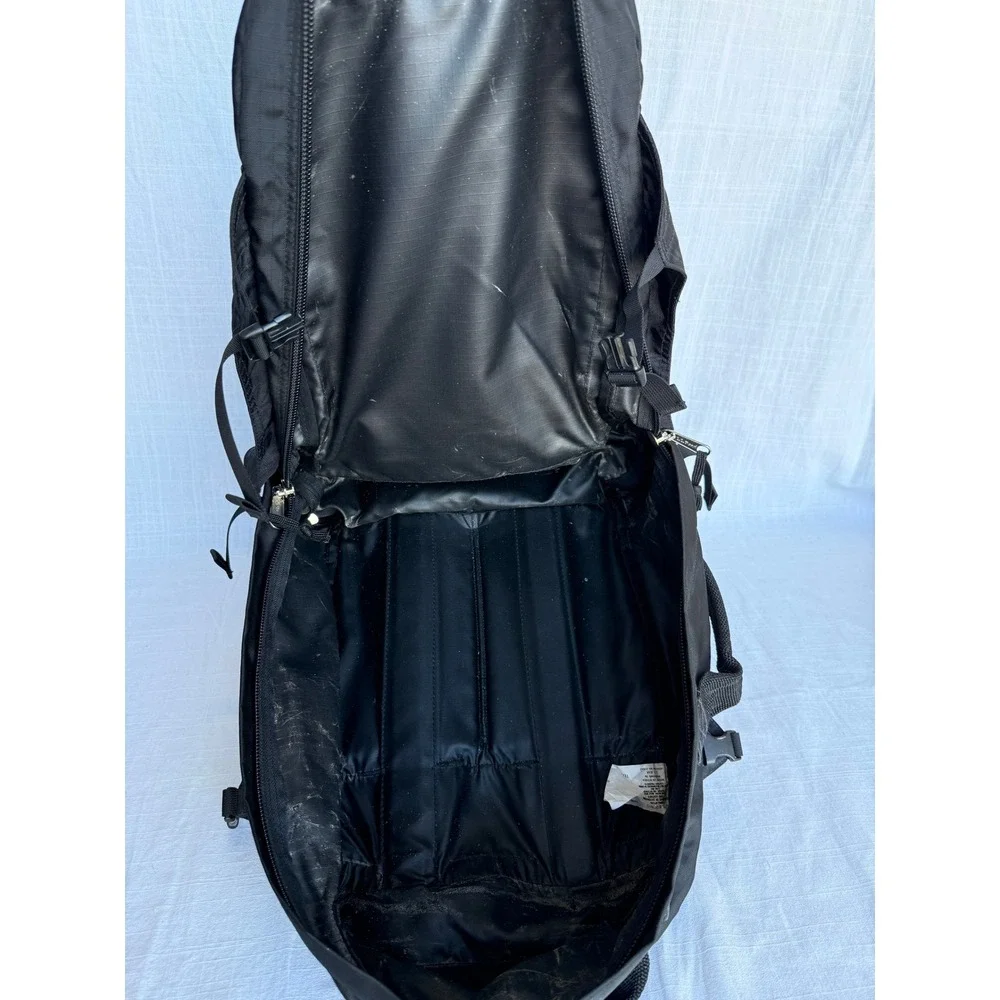Rare 90s Vintage L.L. Bean Black Travel Hiking Backpack Duffle Internal Frame